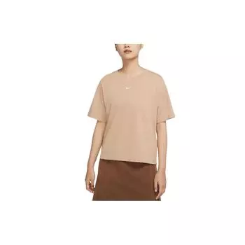 Nike Спортивная одежда Essential Crew Neck с коротким рукавом Футболка Женская Топы Maize DD1238-201 XS