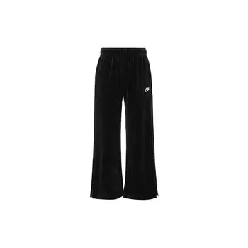 Nike Спортивная одежда Вельвет Мягкие удобные трикотажные джоггеры женские джоггеры черные HQ1579-010 L