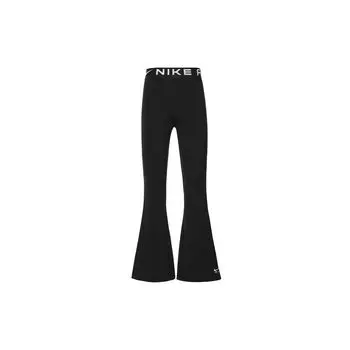 Nike Спортивные леггинсы Air Letter Print с высокой талией, обтягивающие спортивные леггинсы для женщин, черные FB8071-010 M
