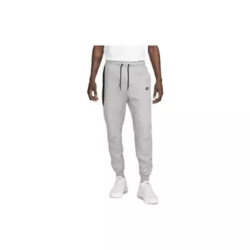Nike Спортивные штаны из флиса, темно-серые, меланжевые/черные, мужские, FB8002-063 L