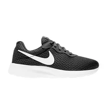 Nike Tanjun Черные женские кроссовки белые 812655-011 36
