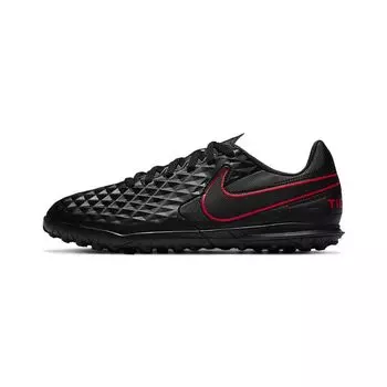 Nike Tiempo Legend 8 Club TF PS Chile Red Pack — черные детские кроссовки темно-дымчато-серые AT5883-060 38.5