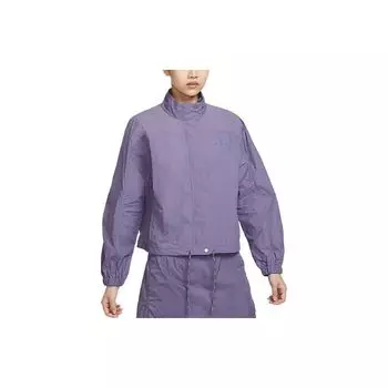 Nike Trail Repel Printed Logo Stand воротник Водонепроницаемая солнцезащитная куртка Женская верхняя одежда Dawn-Deep-Purple FN5926-509 L