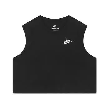 Nike W без рукавов Nashi укороченный топ nsW Club без рукавов FV5506010080 S
