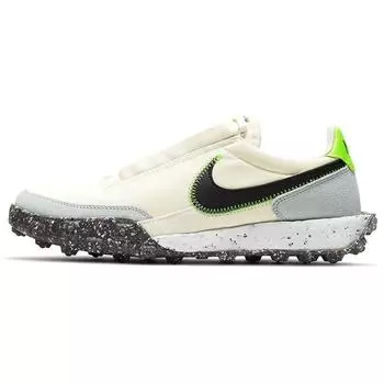 Nike Waffle Racer Crater Pale Ivory Electric Green Женские кроссовки Cream Photon-Dust Black CT1983-102 35.5