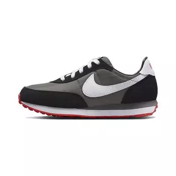 Nike Waffle Trainer 2 PS Flat Pewter Black Детские кроссовки Серый Сирена-Красный Белый DC6478-005 28