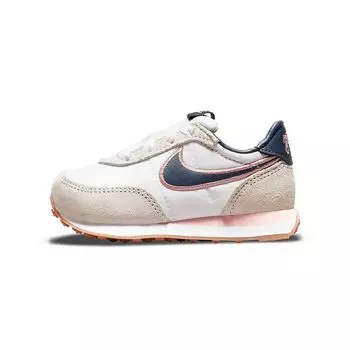 Nike Waffle Trainer 2 SE TD Lettermans Jacket Детские кроссовки White Pink-Glaze Summit-White DJ0347-100 27