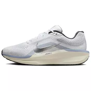 Nike Air Winflo 11 белые металлические серебристые мужские кроссовки пепельно-сланцевый антрацит FJ9509-102 41
