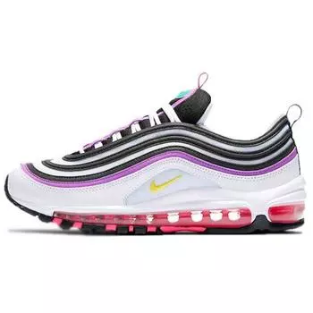 Nike Женские кроссовки Air Max 97 Bright Violet Purple White Dynamic-Yellow-Bright-Violet 921733-106