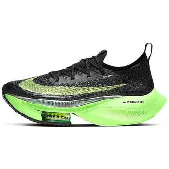 Nike Женские кроссовки Air Zoom Alphafly Next% Lime Blast Blue Valerian-Blue Black CZ1514-400