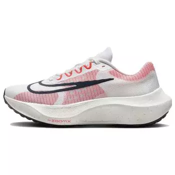 Nike Zoom Fly 5 White Bright Crimson Мужские кроссовки Светло-орево-коричневый обсидиан DM8968-100 40