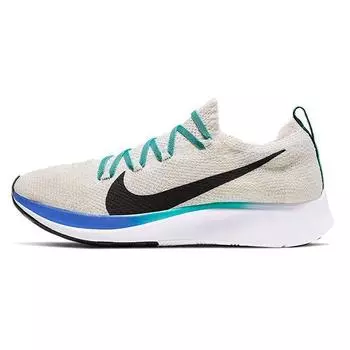 Nike Zoom Fly Flyknit Light Cream Женские кроссовки Hyper-Jade-Sapphire-Black AR4562-201