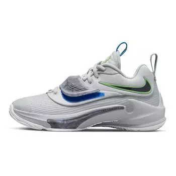 Nike Zoom Freak 3 GS Grey Fog Light Green Spark Детские кроссовки White Cave-Purple DB4158-004 40