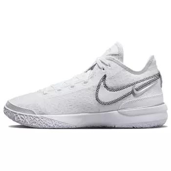 Nike Zoom LeBron NXXT Gen EP Белые мужские кроссовки Черный металлик-Серебристый DR8788-101 42