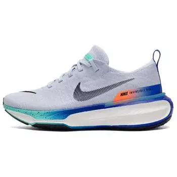 Кроссовки Nike ZoomX Invincible 3 Pure Platinum Cool Mint Мужские Синие Ярко-манговый Черный HF4904-043 40