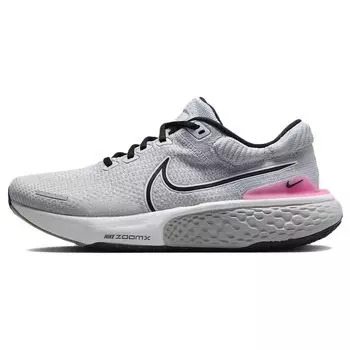 Nike ZoomX Invincible Run Flyknit 2 Light Smoke Grey Hyper Pink Мужские кроссовки Белый Черный DH5425-101 40