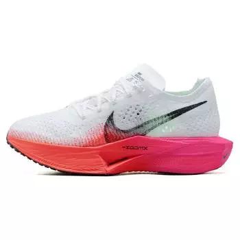 Nike ZoomX VaporFly Next% 3 белые малиново-розовые женские кроссовки ярко-малиновые свирепо-розовые черные HF4995-100 36.5