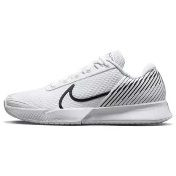 NikeCourt Air Zoom Vapor Pro 2 HC Белые Черные мужские кроссовки DR6191-101 41