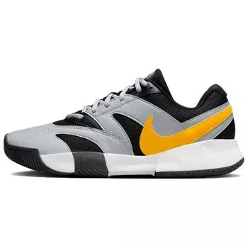 NikeCourt Lite 4 Black Laser Orange Мужские кроссовки Wolf-Grey White FD6574-005 44.5