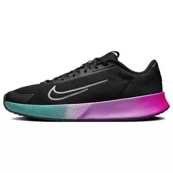 Nike Court Vapor Lite 2 Premium HC Black Deep Jungle мужские кроссовки металлик-серебристый FD6691-001 44