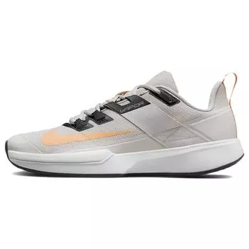 NikeCourt Vapor Lite Light Bone Peach Cream Мужские кроссовки Серый Темно-Дымчато-Серый Белый DC3432-002 42.5