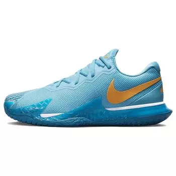 NikeCourt Zoom Vapor Cage 4 Rafa Baltic Blue Vivid Orange Мужские кроссовки Green-Abyss White DD1579-400 40