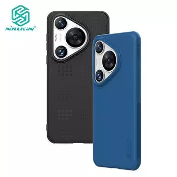 NILLKIN Чехол Super Frosted Shield Pro для Huawei Pura 70 Pro для Pura 70 Pro+ TPU + PC с защитой от отпечатков пальцев и защитой от ударов For Pura 70 Pro чёрный