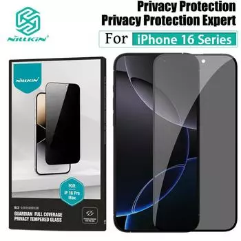 Nillkin для iPhone 16 Pro Max Plus HD Защитная пленка для экрана из закаленного стекла с антибликовым покрытием из четырех слоев стекла ( Беспыльная камера ) iPhone 16