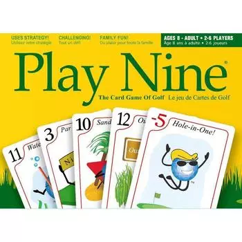 Nine Play Golf Strategy Board Card Game For Friends And Gathering Family