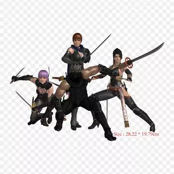Ninja Gaiden 3 Razor S Edge Ayane, термопереносная печать, виниловые нашивки, наклейки для одежды, аппликации «сделай сам», моющиеся нашивки