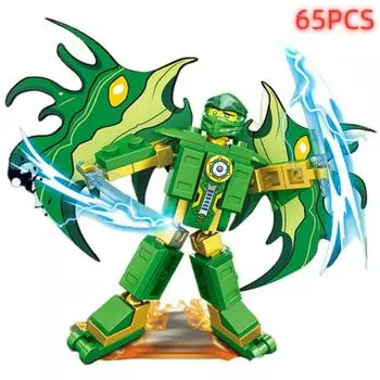 Ninja War Machine Lloyd War Armor Mech Мини-модель Фигурка Строительные блоки Совместимые мультфильмы Аниме Города Детские игрушки Подарки
