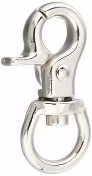 Nippon Chuko Mini Lever баклажан круглый 20 шт. 10 мм серебристый SJNA3-S20 Товары для рукоделия Материалы для рукоделия баклажан для сумок