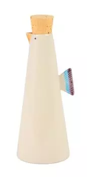 Nishikai Pottery Hasami Ware tori Bottle White 13315 H.Craft