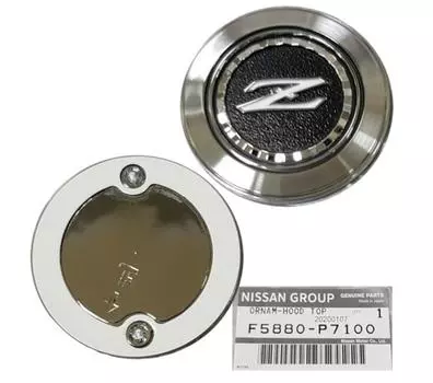 Nissan Genuine F5880-P7100 79-83 Datsun 280ZX S130 Front Hood Z Emblem Badge New
