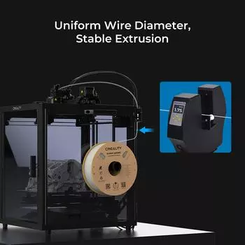 Нить Creality Hyper PLA 1,75 мм, высокая текучесть, высокоскоростной материал для 3D-печати, стабильная экструзия красный