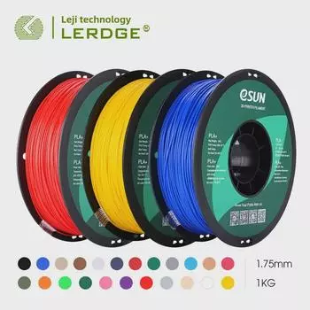 Нить Leji PLA+ для 3D-печати, 1,75 мм, высокая прочность, экологичность, 1 кг