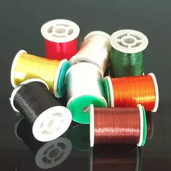 Нитки для вязания мушек Tinsel 210D Высокая интенсивность грязно-белый
