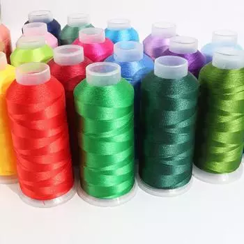 Нитки для вышивки кисточками Ice Silk, 150D/2 нити для рукоделия