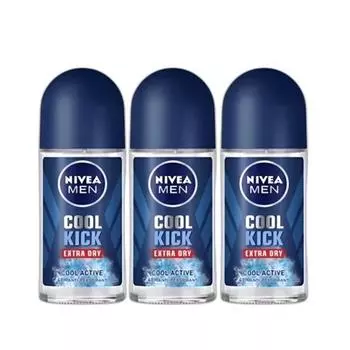 Nivea Дезодорант Cool Kick шариковый для мужчин 50 мл 3 шт.