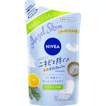 Nivea Kao Nivea Angel Skin гель для душа Acne Clear Citrus Half Fragrance Refill 350 мл