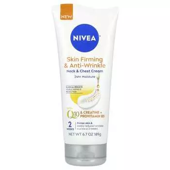 Nivea, Крем для укрепления кожи и против морщин для шеи и груди, 6,7 унций (189 г)