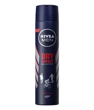 Nivea Мужской дезодорант-спрей 200мл (Сухой удар)