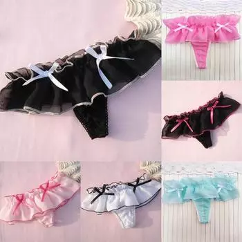 Нижнее белье Трусы Мягкие стринги Аксессуары Трусы G-String