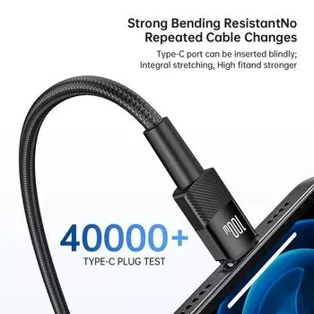 NNBILI 100 Вт C-C Type C кабель USB C PD быстрая зарядка зарядное устройство провод шнур для Macbook Samsung Xiaomi Type C USB C кабель 1m
