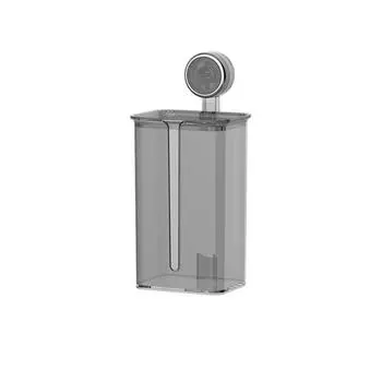 No-Drill Wall-Mounted Tissue Rack with Lid Paper Towel Holder Suction Cup Tissue Box Bathroom