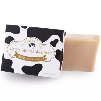 no Kyoto Miyama Milk Bar 1 Face No No Dry Sensitive No Water Pores [Kyo Suppin-san] Мыло, Мыло, кусок, 90 г, Мыло, Добавки, Аромат, Кожа, Кожа, бежевый