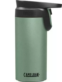 No Vacuum insulated travel tumbler Camelbak Forge Flow travel mug 350ml operation Vacuum insulation Keeps drinks hot or cold 350ml Moss spills/drink