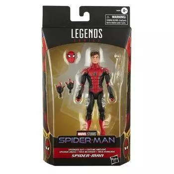 No Way Home Marvel Legends 6-дюймовая фигурка Модернизированный костюм STUDIOS NO WAY HOME 2021 MARVEL LEGENDS 6-дюймовая фигурка МОДЕРЖАННЫЙ КОСТЮМ Marvel Legends