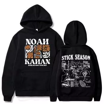 Толстовка с капюшоном Noah Kahan Толстовка с капюшоном Noah Kahan Stick Season M чёрный