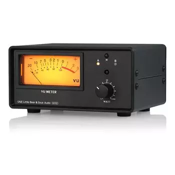 Nobsound 2 Zone Selector Box с VU Meter Аудиокоммутатор с ИК-пультом дистанционного управления Усилитель/динамик